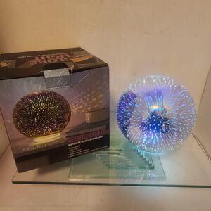 Brightside Globe Light Multicolor Glass LED Mood Lamp